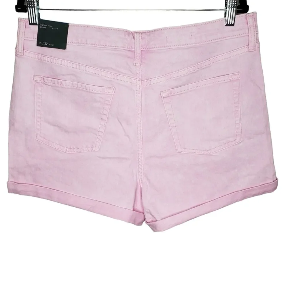 Wild Fable Highest Rise Shorts Pink Size 14
